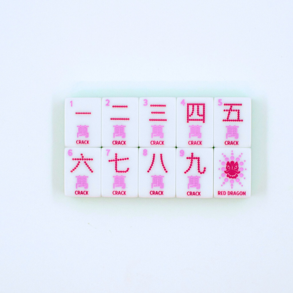 Crystal Confetti Purple | Mahjong with a Sprinkle of Color