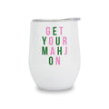 Insulated Wine Tumbler - Get Your Mahj On