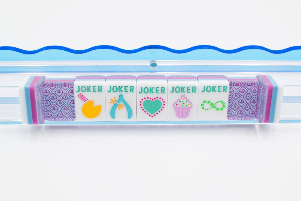 Crystal Confetti Purple | Mahjong with a Sprinkle of Color