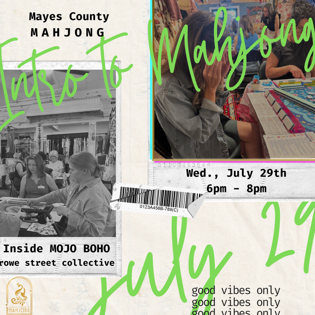 July 29 LEVEL 1 | Intro to Mahjong