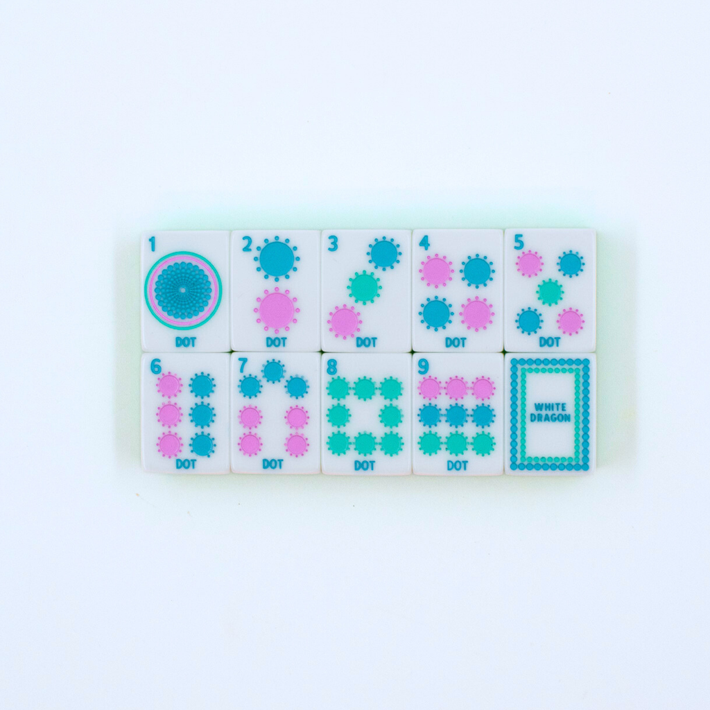 Crystal Confetti Purple | Mahjong with a Sprinkle of Color