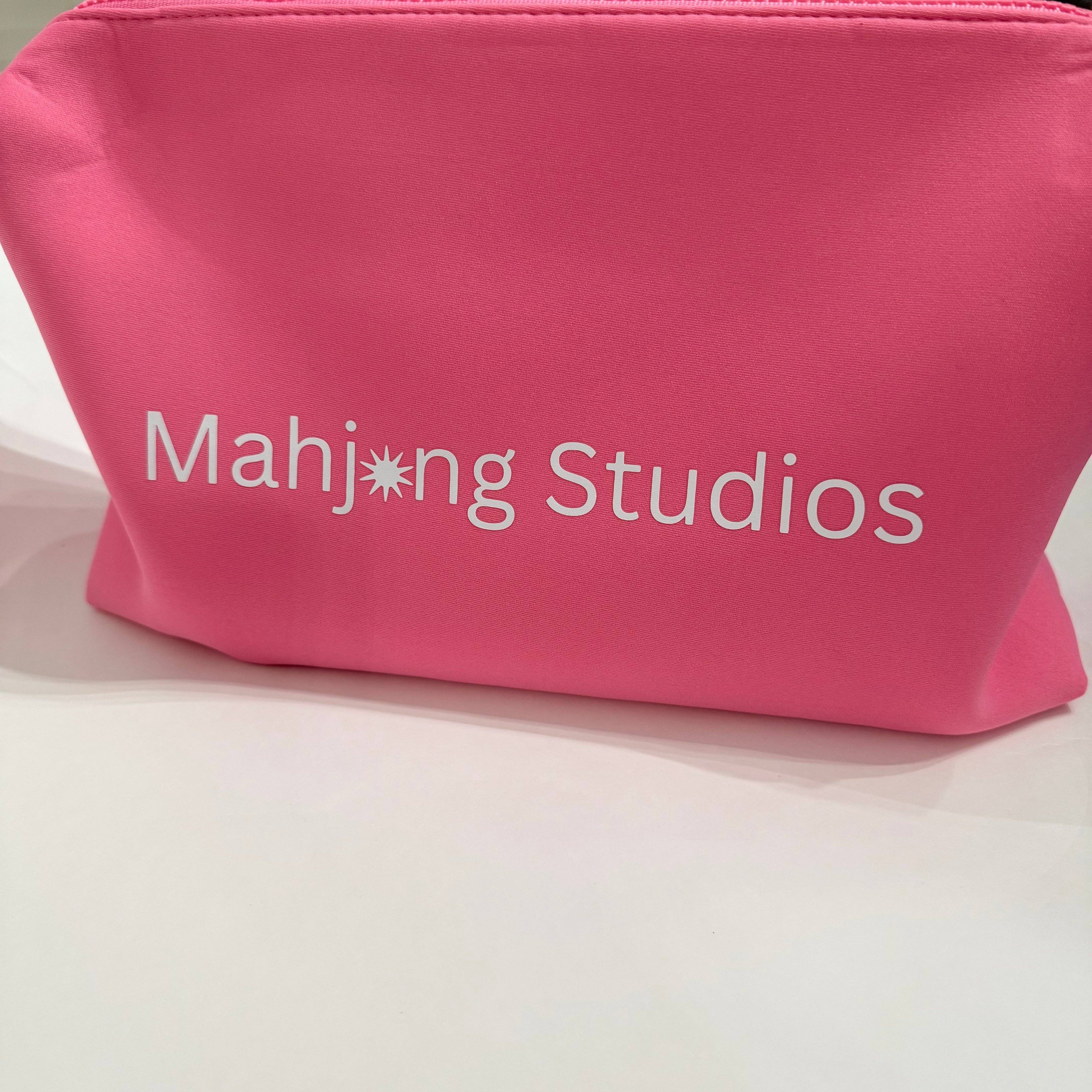 Mahjong Studios – Blush & Bamboo American Mahjong Tile Set (166 Tiles): Tiles +Tile Bag +Dice & Instructions